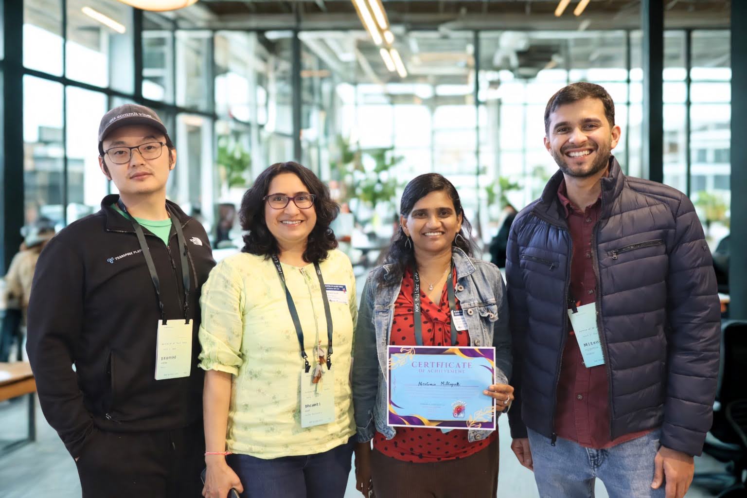 A photo from an AWS or EF event in San Francisco.